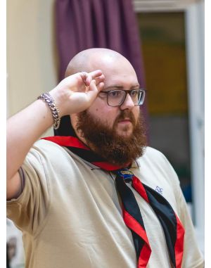 Aarron Sayles.'-'.Cub Leader